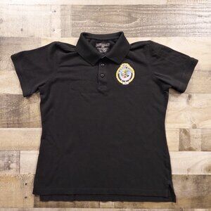 5.11 Tactical Women’s Polo Shirt Large Black FBI National Academy‎ Embroidered